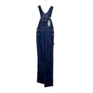 Vintage Lee Denim Overalls Deadstock Mens W26 Denim‎ Blue Student Wash 1970s NWT